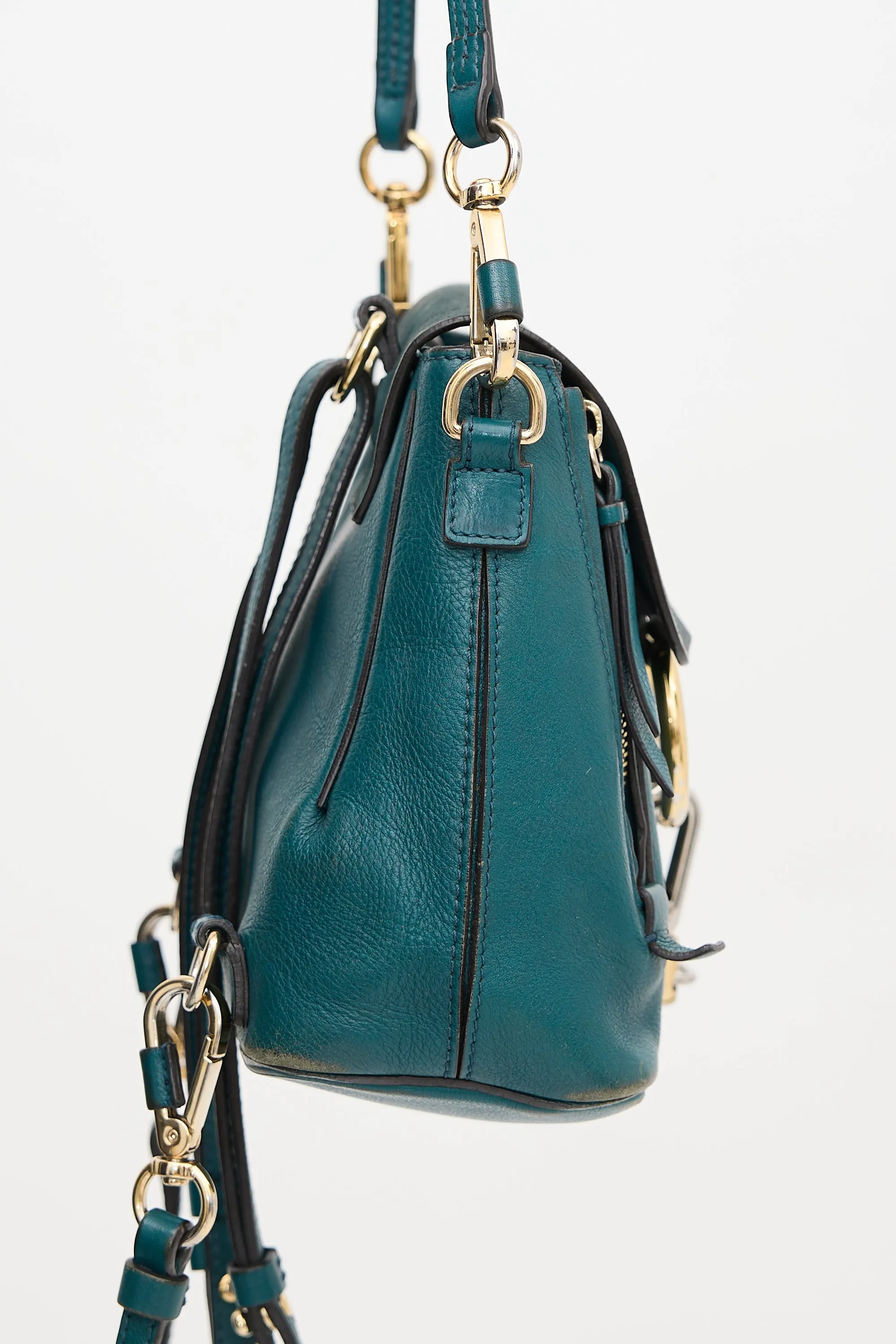 Leather & Suede Mini Faye Backpack sold by VSP Consignment product image thumbnail 5