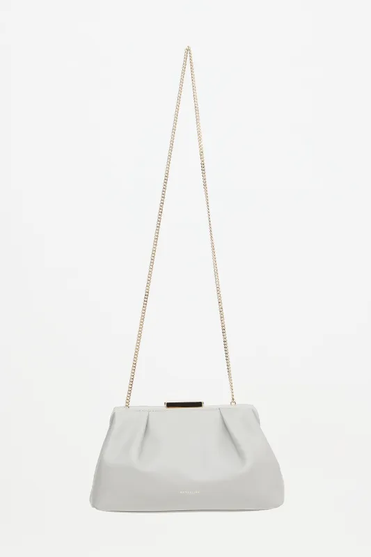 Leather Mini Florence Clutch Bag made by DeMellier