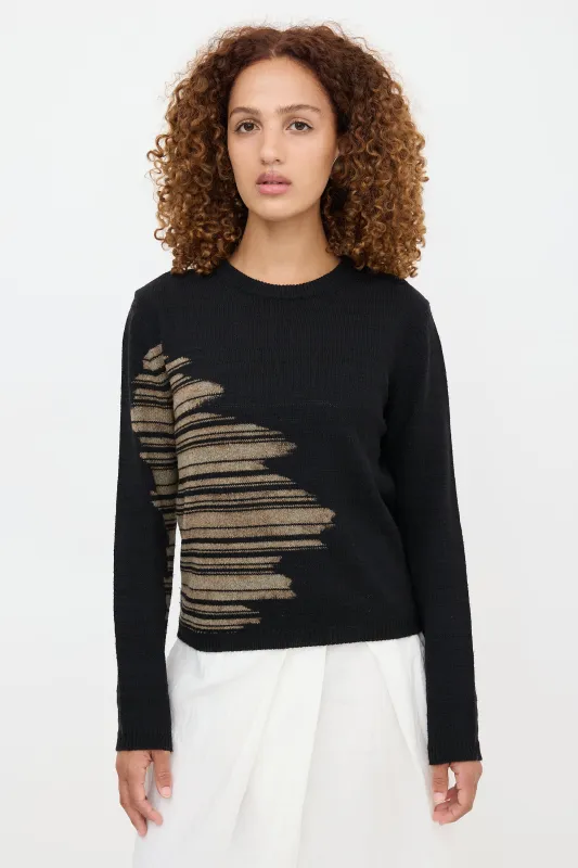 Striped Abstract Sweater made by Maison Margiela