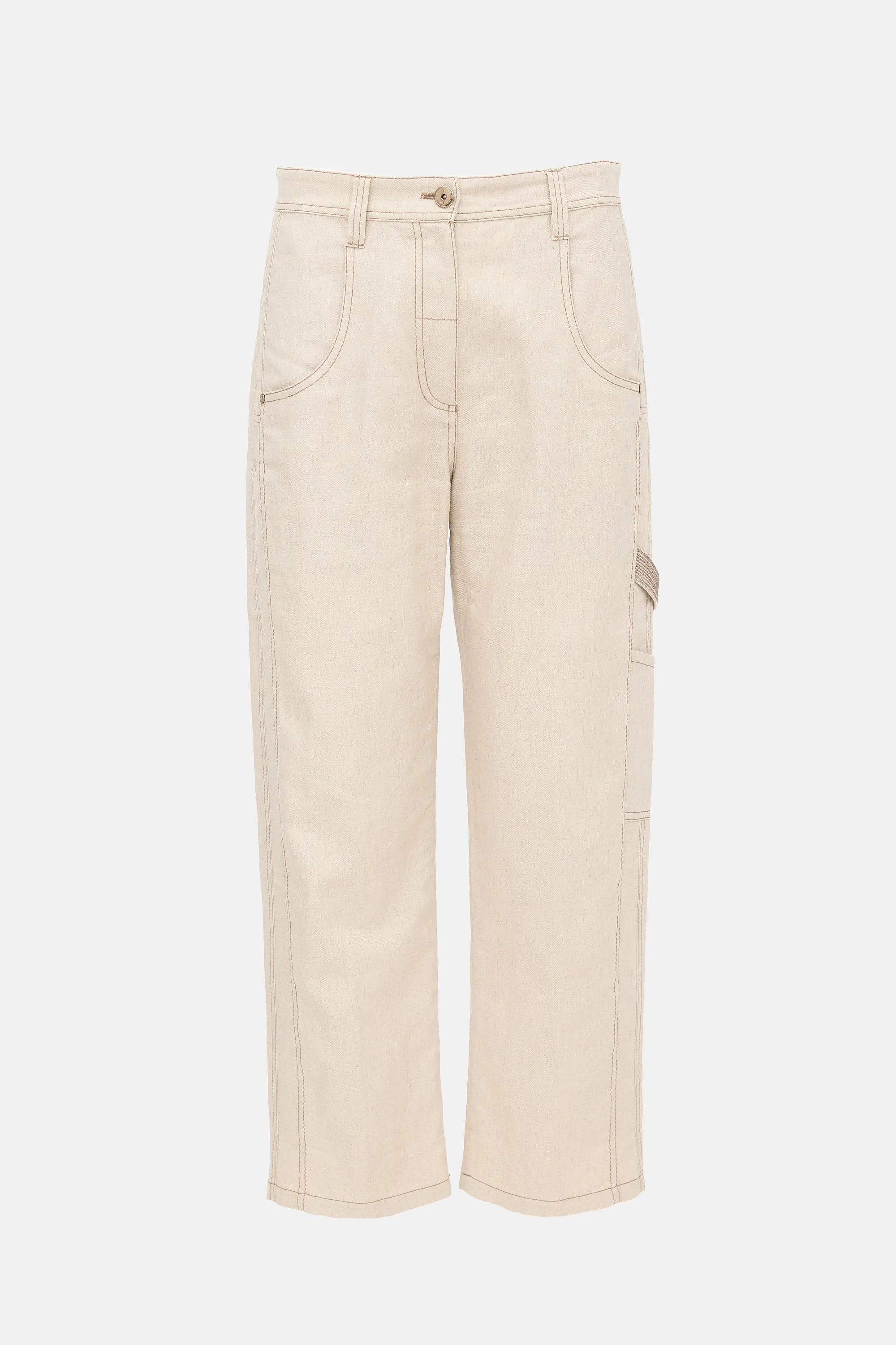 Linen Monili Straight Leg Pant sold by VSP Consignment