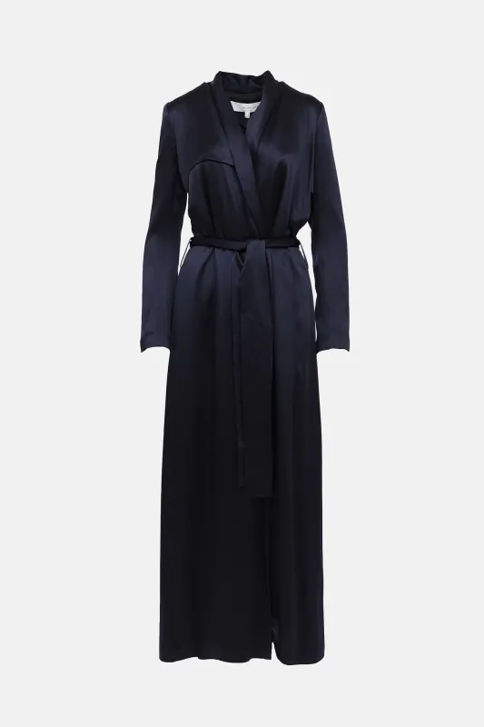 Silk Trench Coat made by Galvan
