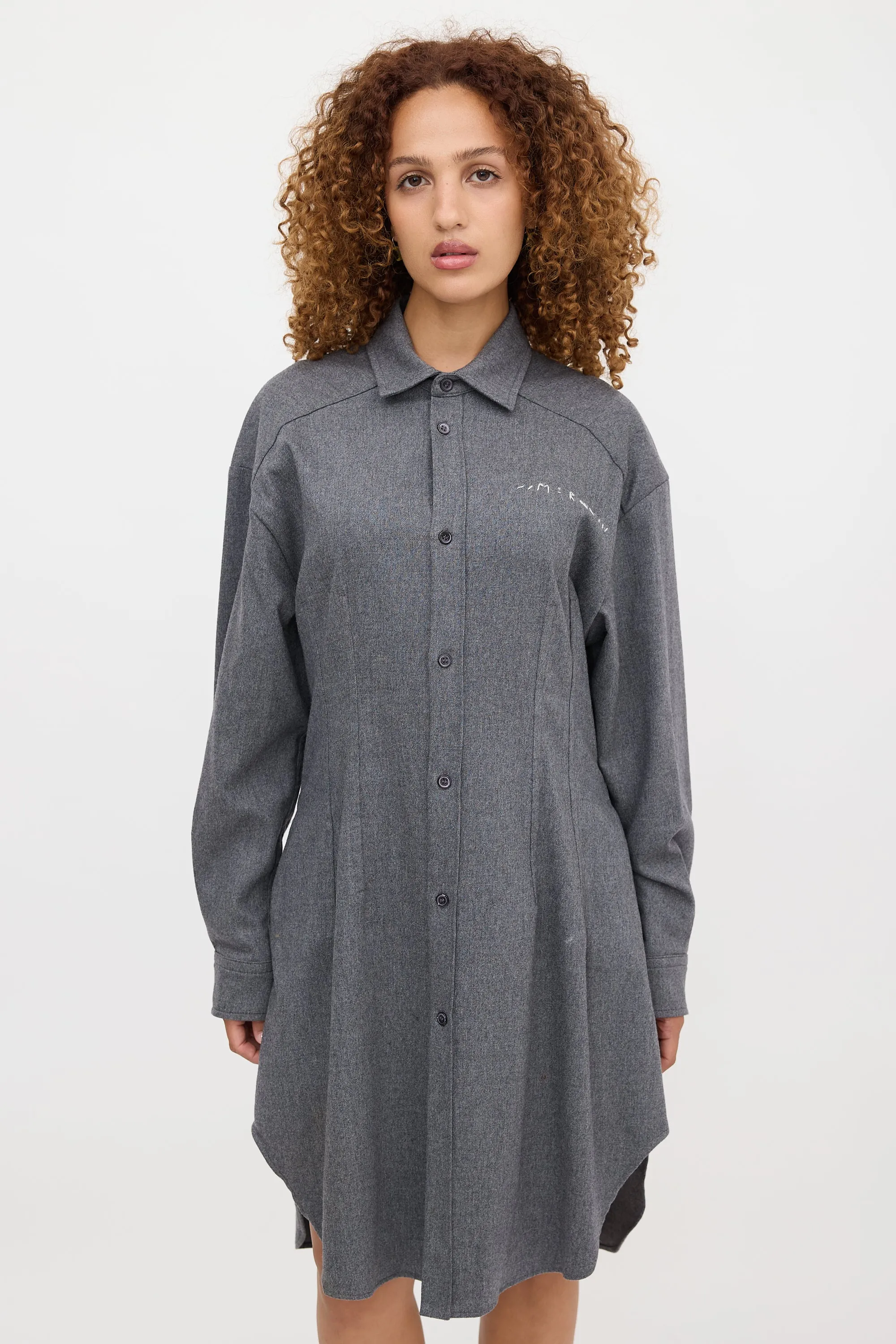 Wool Logo Shirt Dress sold by VSP Consignment product image thumbnail 2