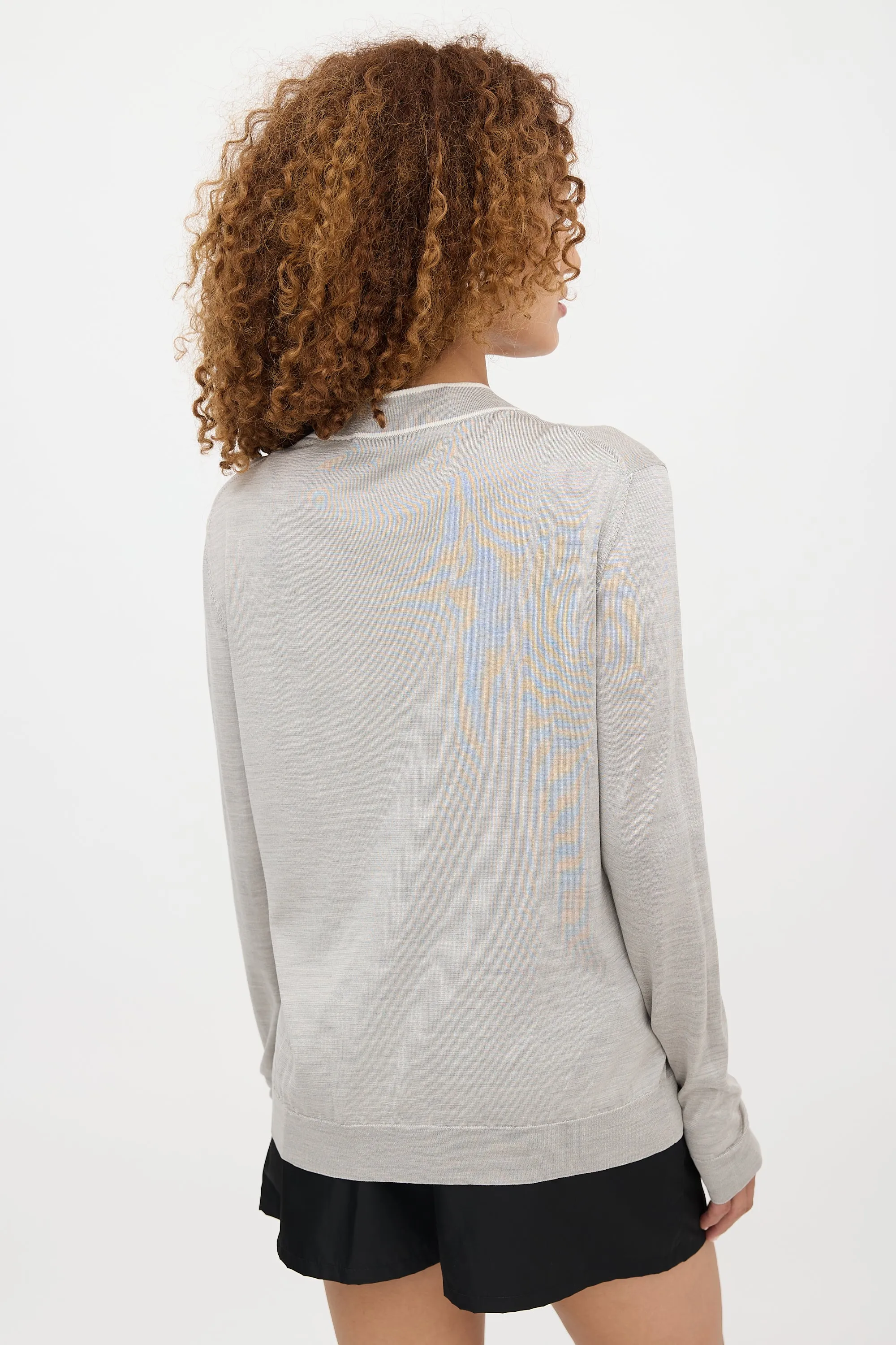 Jersey Logo Cardigan sold by VSP Consignment product image thumbnail 4
