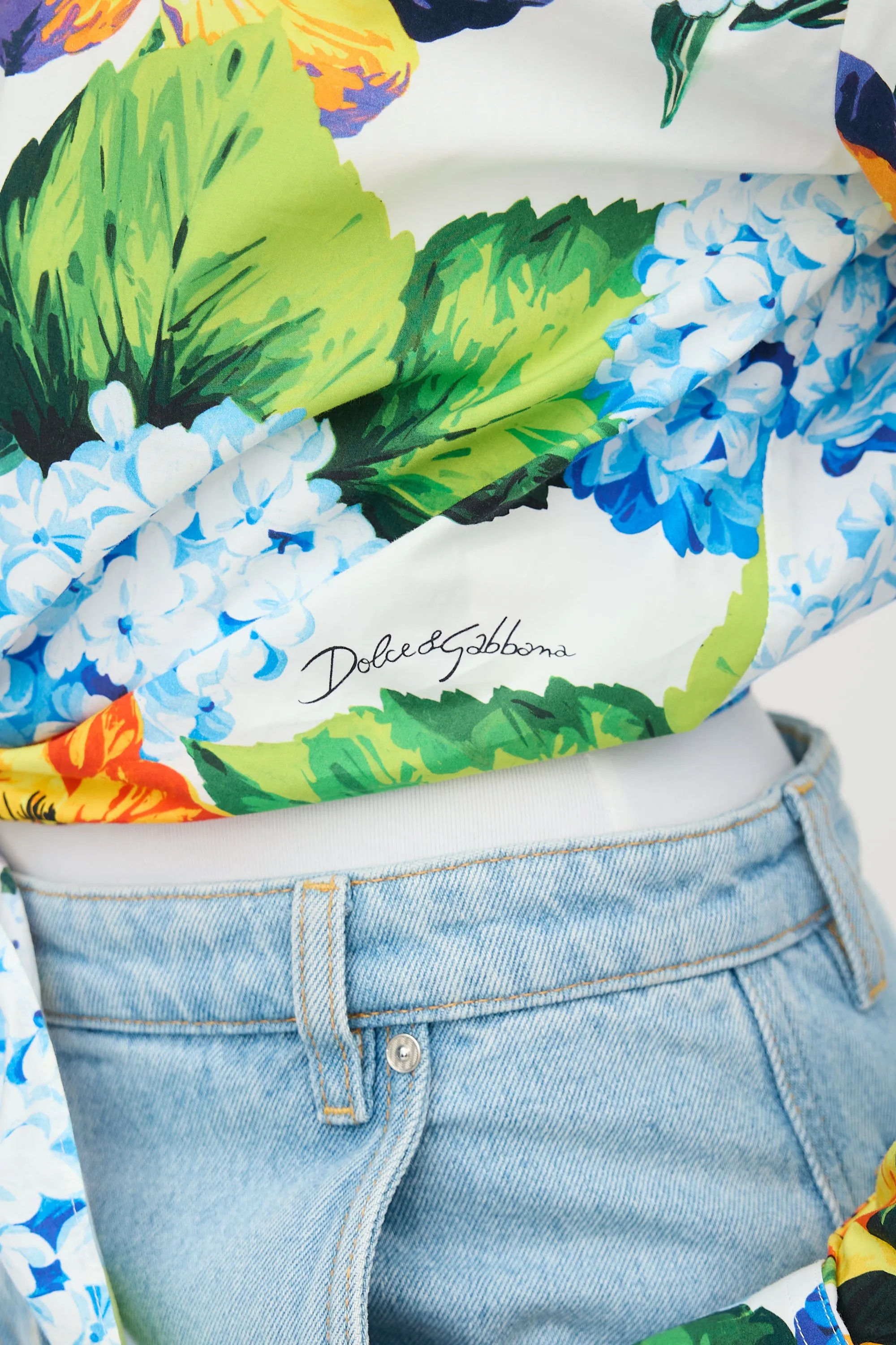Floral Tie Shirt sold by VSP Consignment product image thumbnail 5