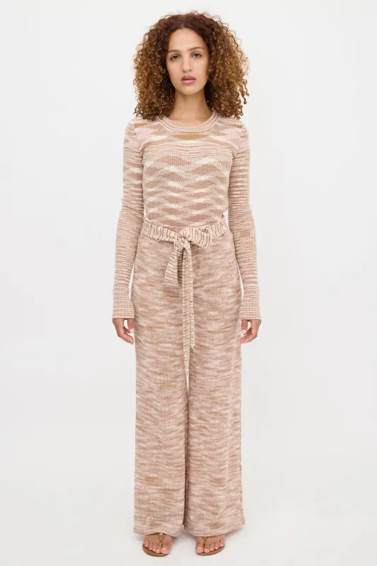 Cashmere Ribbed & Mesh Set made by Missoni