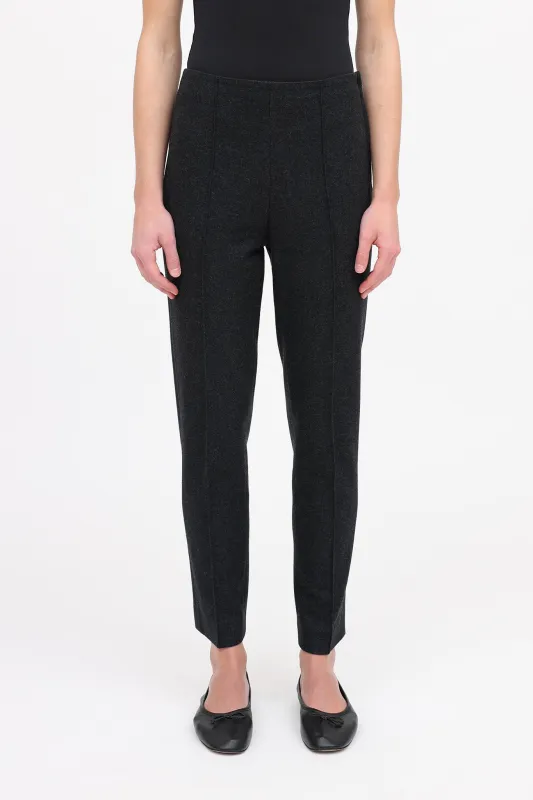 Wool Blend Panel Pant made by Miu Miu