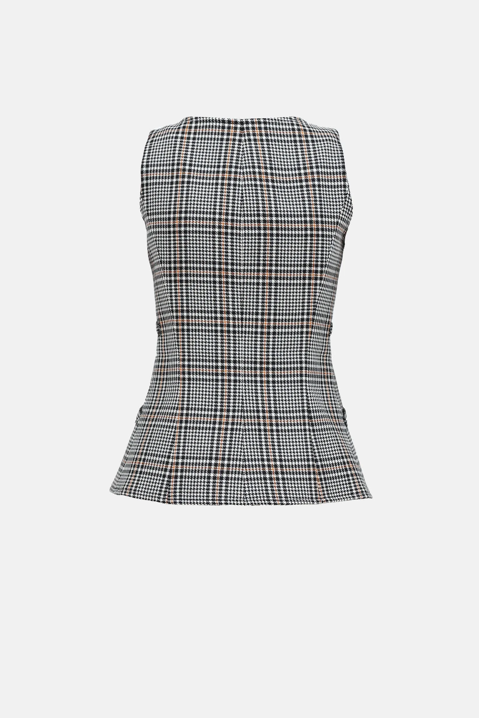 Hounds Tooth V-Neck Vest sold by VSP Consignment product image thumbnail 2