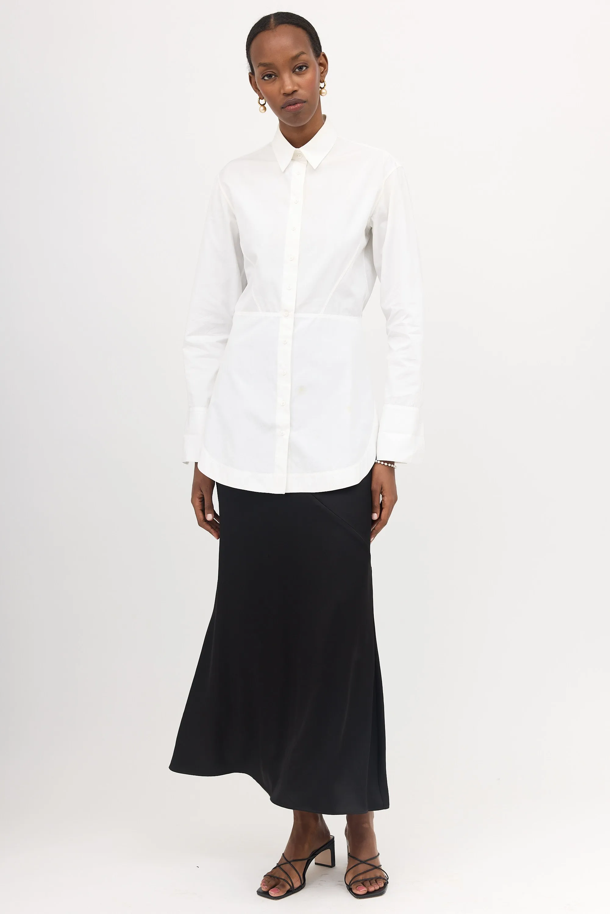 Ruched High-Low Shirt sold by VSP Consignment product image thumbnail 2