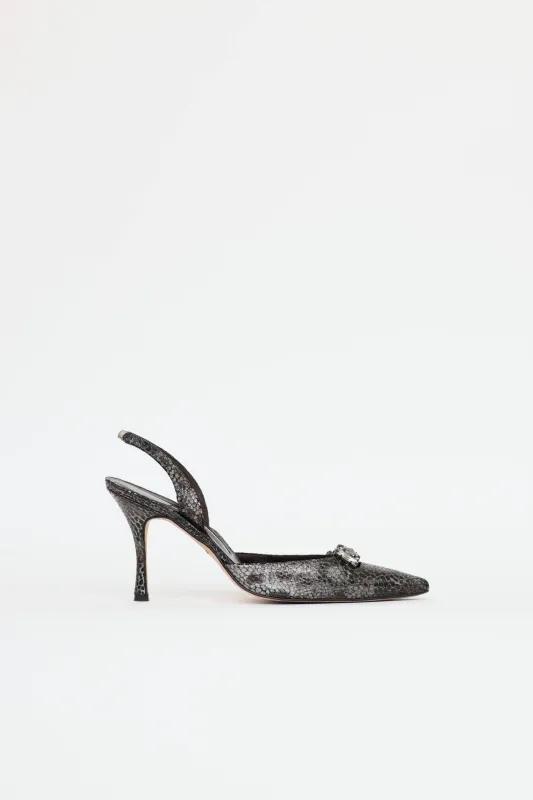 Carolyne Slingback Heel made by Manolo Blahnik