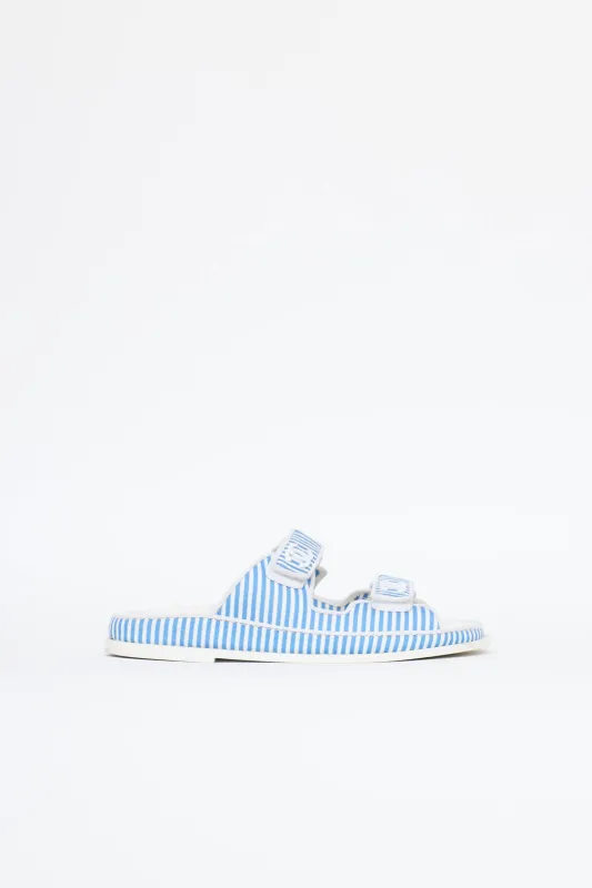 Stripe CC Dad Slide made by Chanel