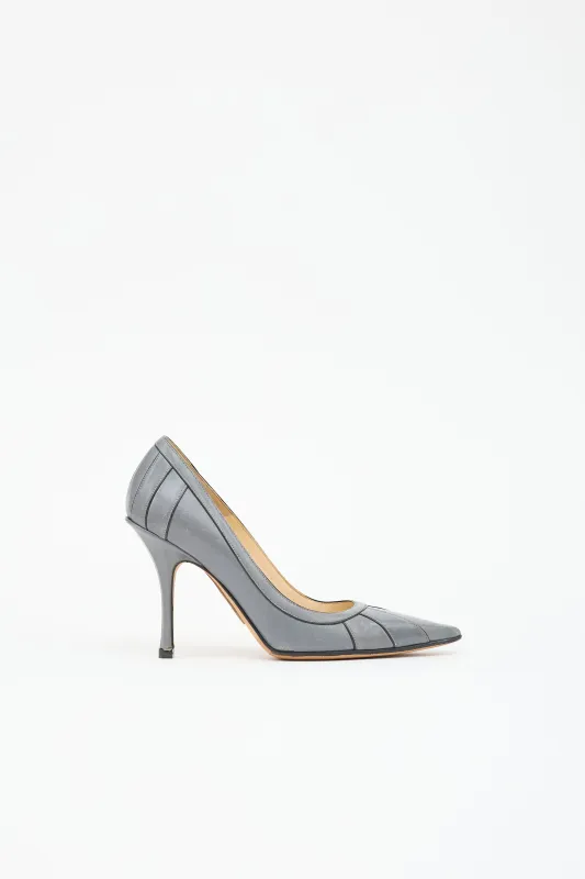 Leather Pointed Toe Pump made by Jimmy Choo