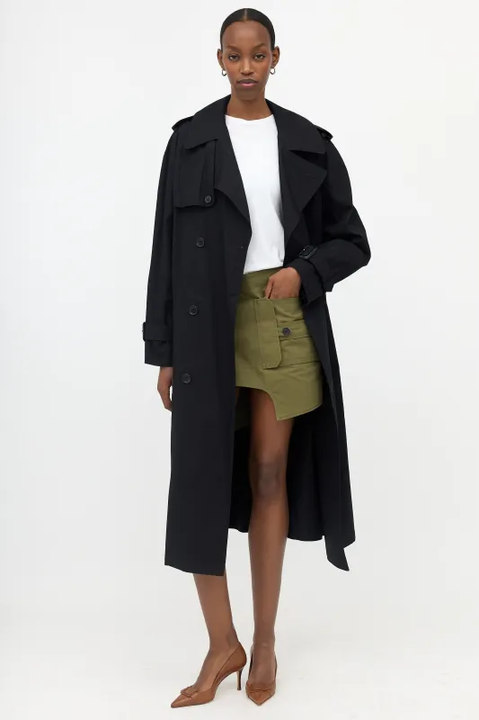Gabardine Trench Coat made by WARDROBE.NYC