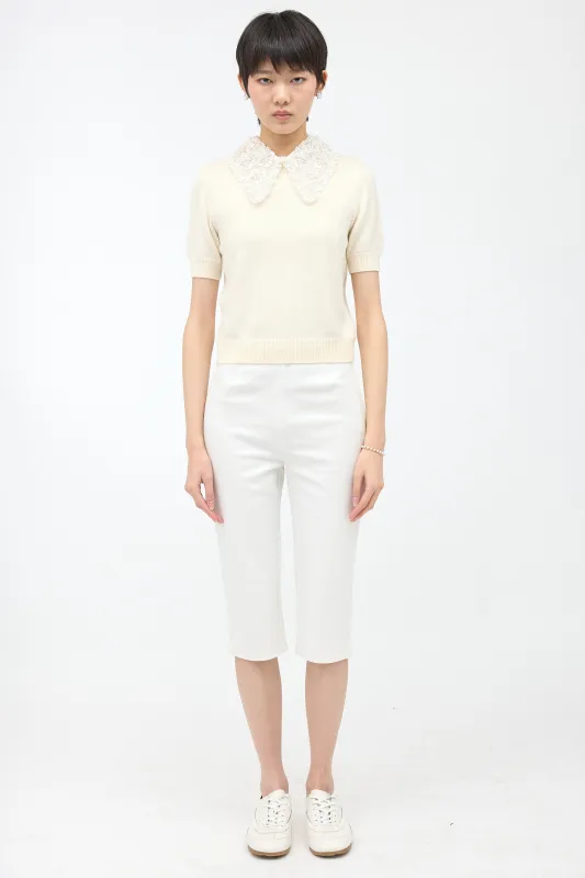 2020 Wool Collared Sweater made by Miu Miu