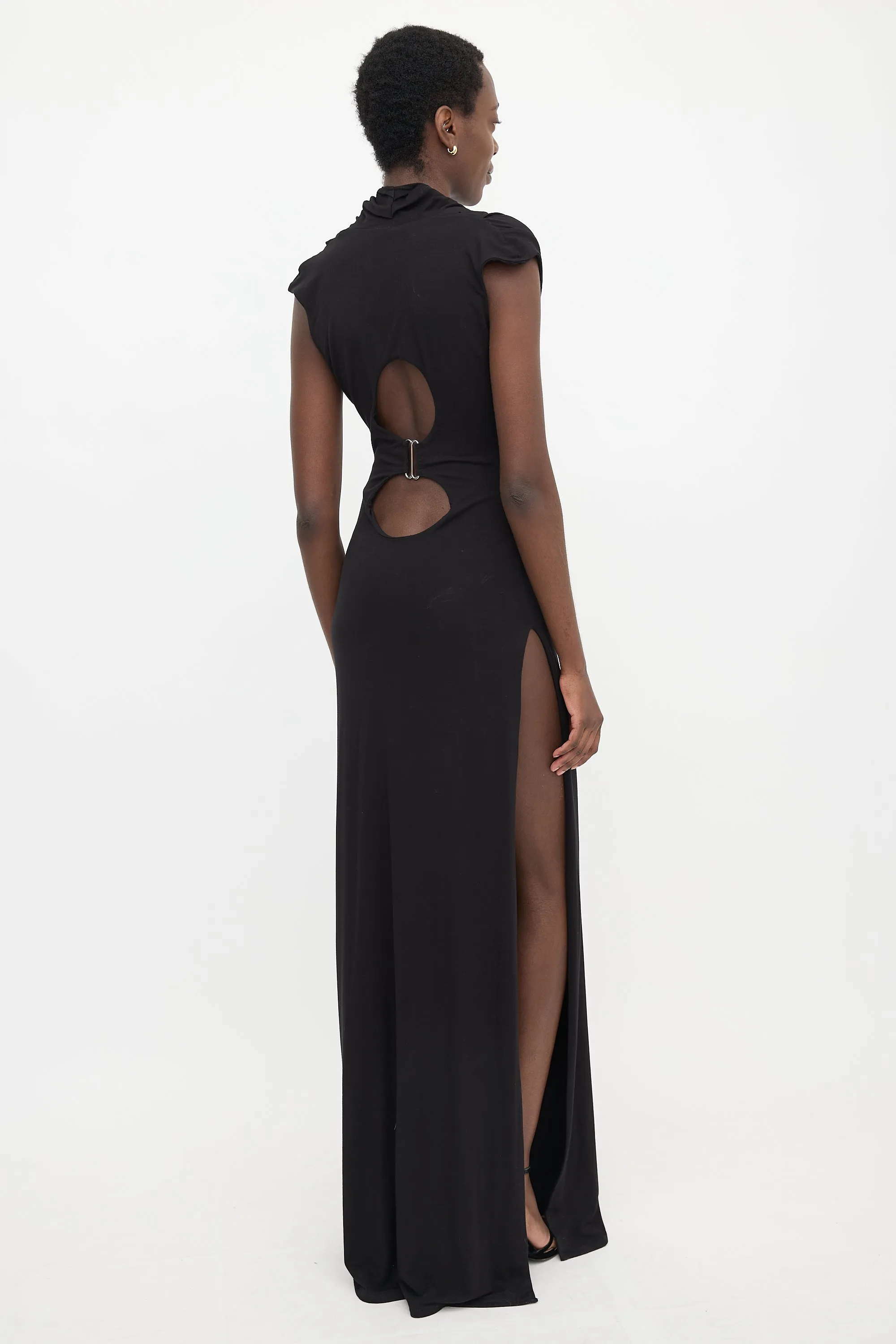 Jersey Cutout Maxi Dress sold by VSP Consignment product image thumbnail 4