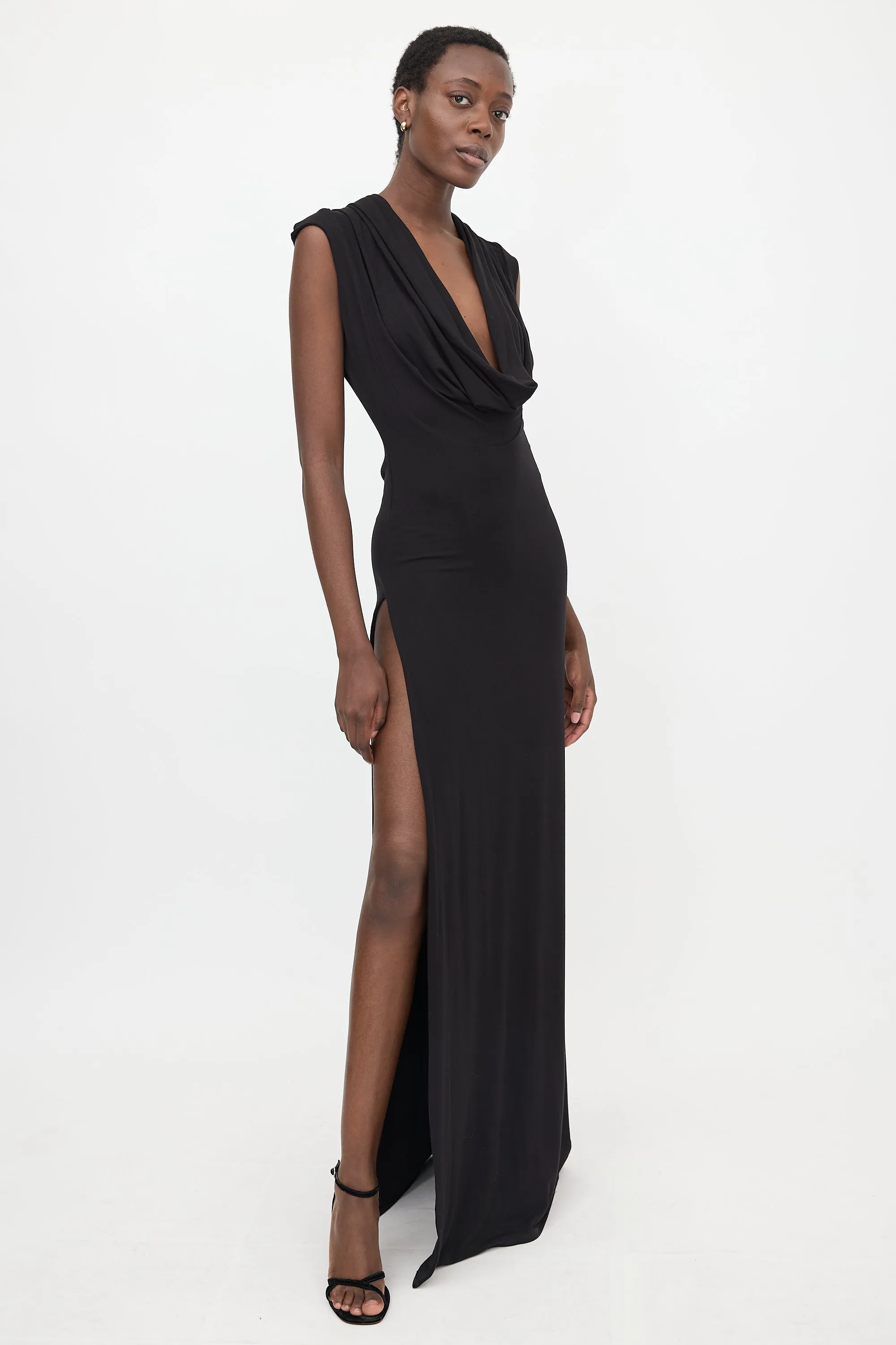 Jersey Cutout Maxi Dress sold by VSP Consignment product image thumbnail 3