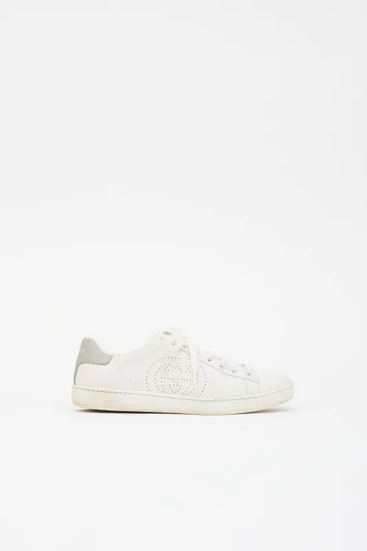 Leather GG Ace Sneaker made by Gucci