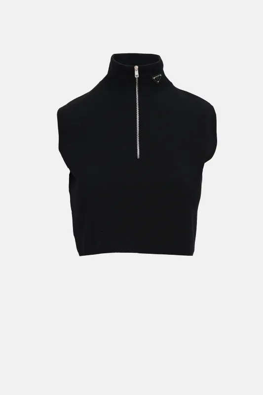 Cropped Zip Top made by Prada