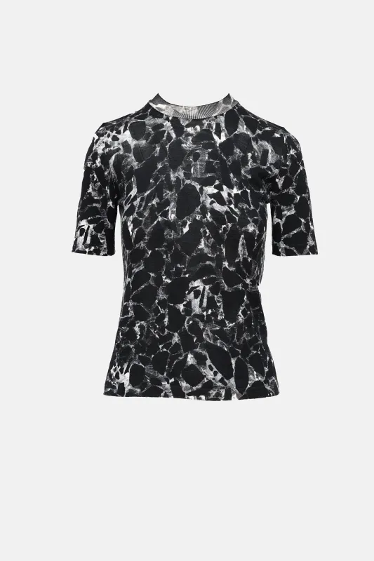 Wool Marbled Top made by Balenciaga