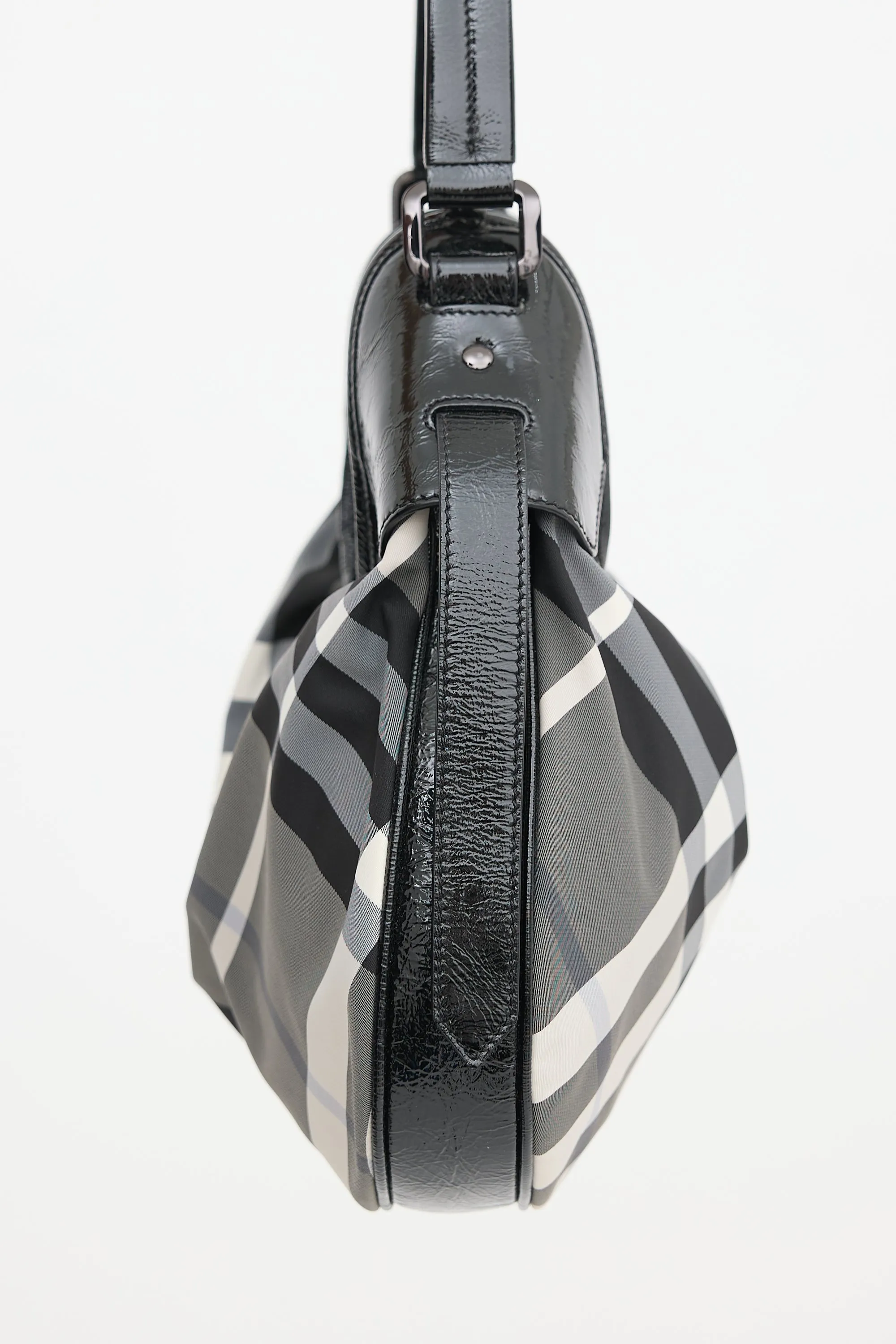 Patent & Check Brooklyn Bag sold by VSP Consignment product image thumbnail 3