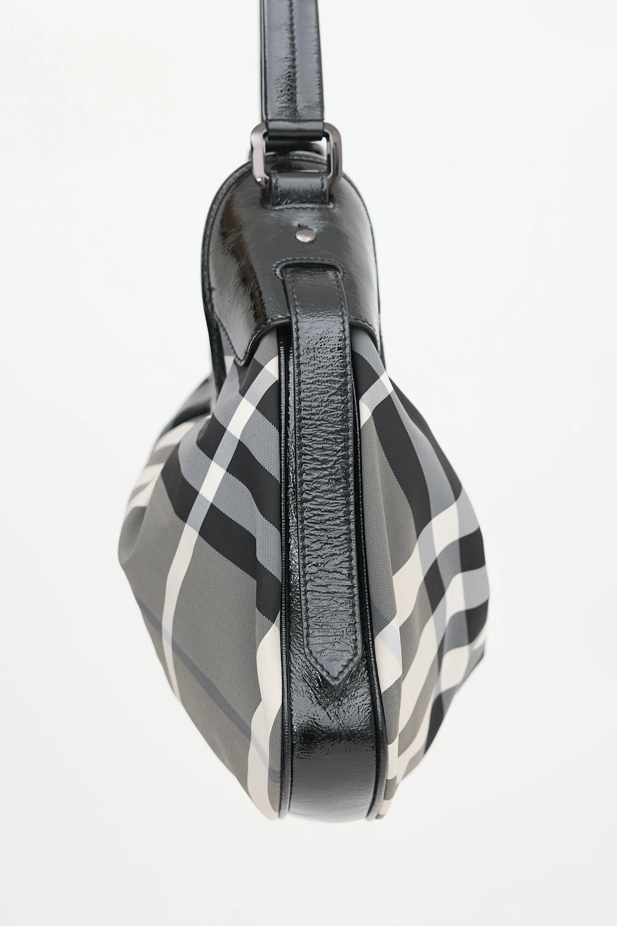 Patent & Check Brooklyn Bag sold by VSP Consignment product image thumbnail 4