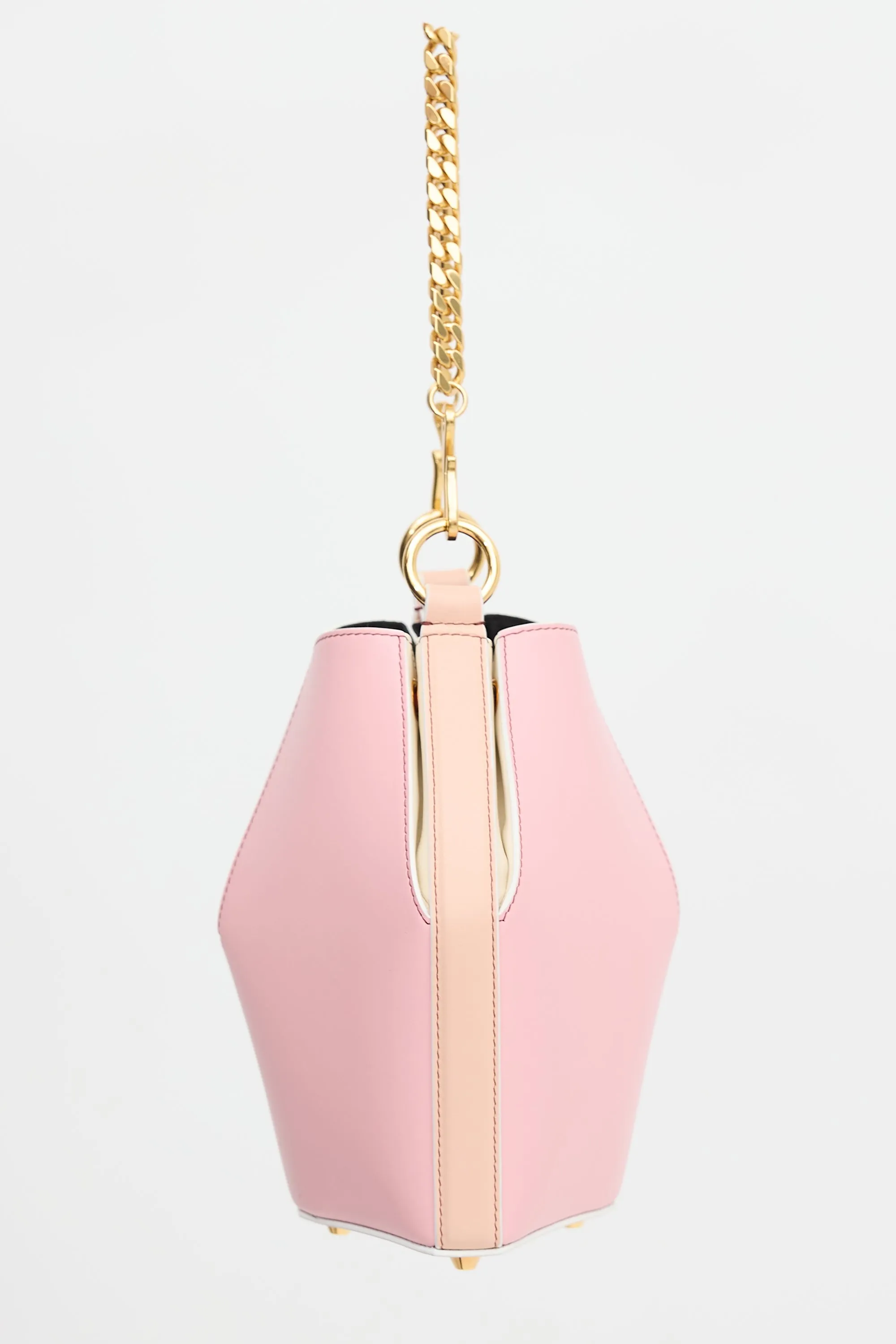 Leather Tricolour Bucket Bag sold by VSP Consignment product image thumbnail 4