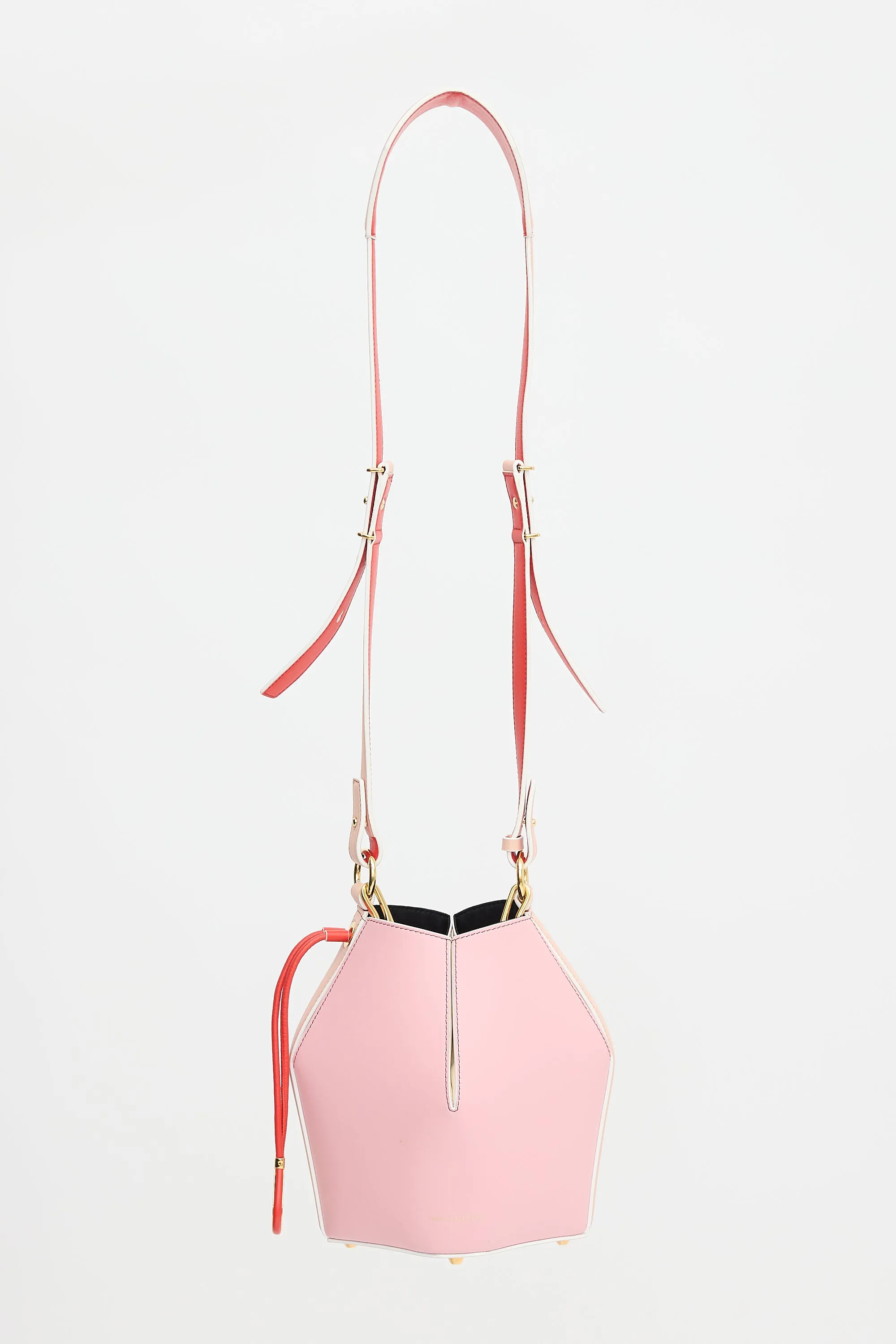 Leather Tricolour Bucket Bag sold by VSP Consignment product image thumbnail 2