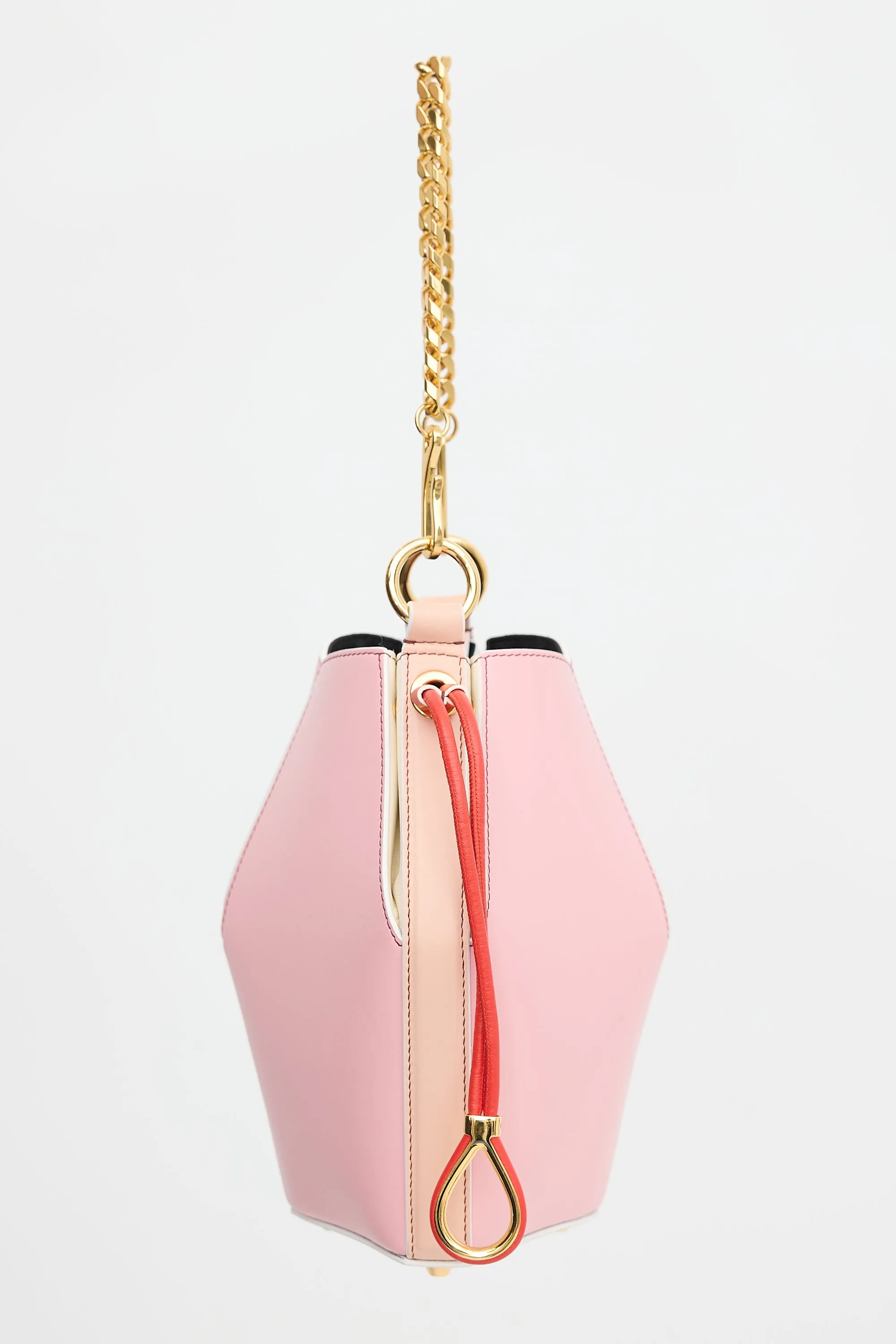 Leather Tricolour Bucket Bag sold by VSP Consignment product image thumbnail 5