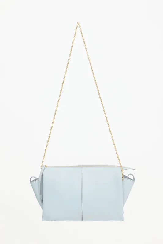 2017 Leather Trifold Clutch Bag made by Celine