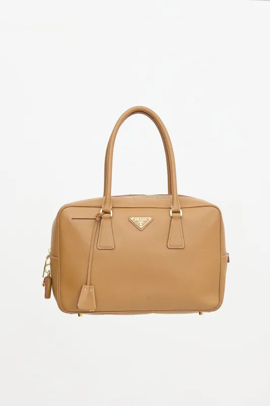 Saffiano Leather Bauletto Bag made by Prada