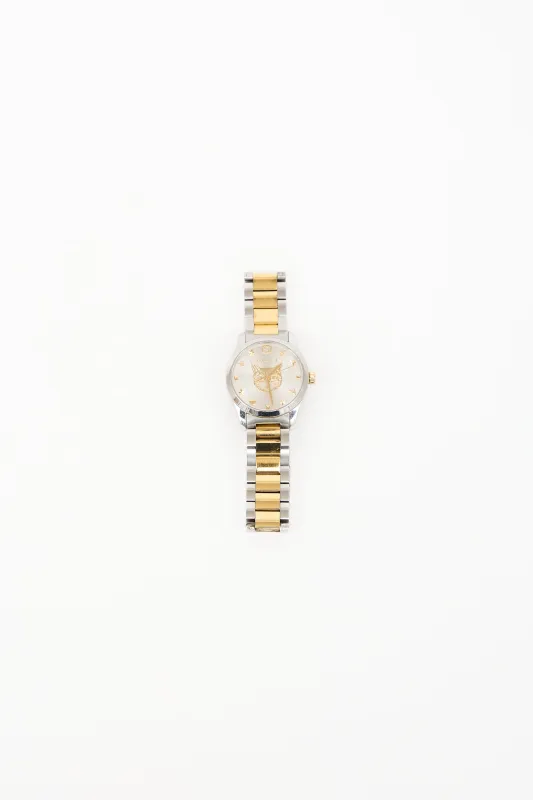 27mm Stainless Steel G-Timeless Watch made by Gucci