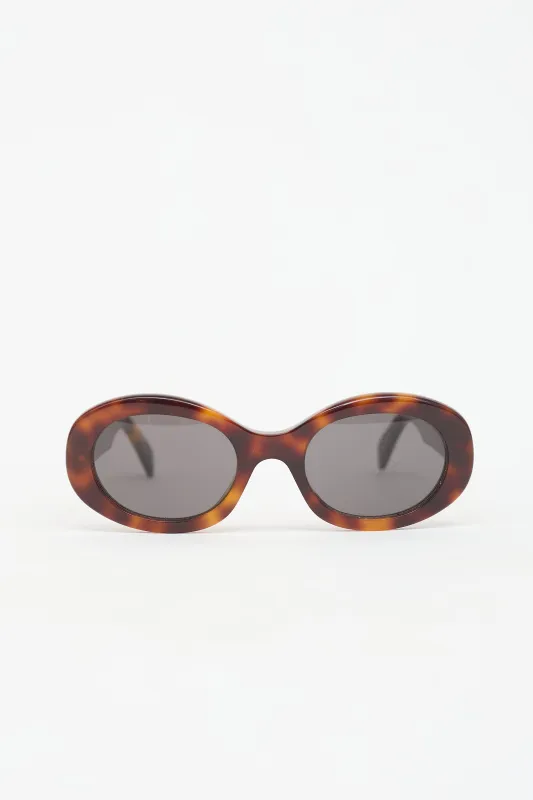 CL40194U Oval Sunglasses made by Celine