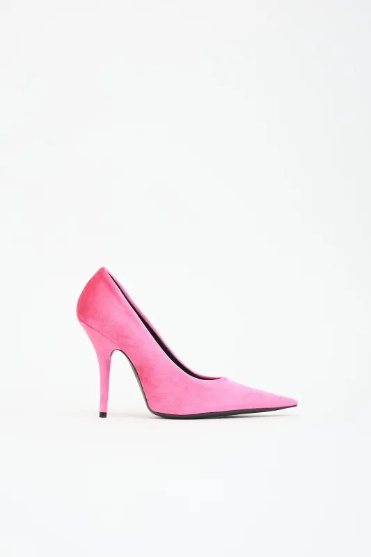 Velvet Knife Pump made by Balenciaga