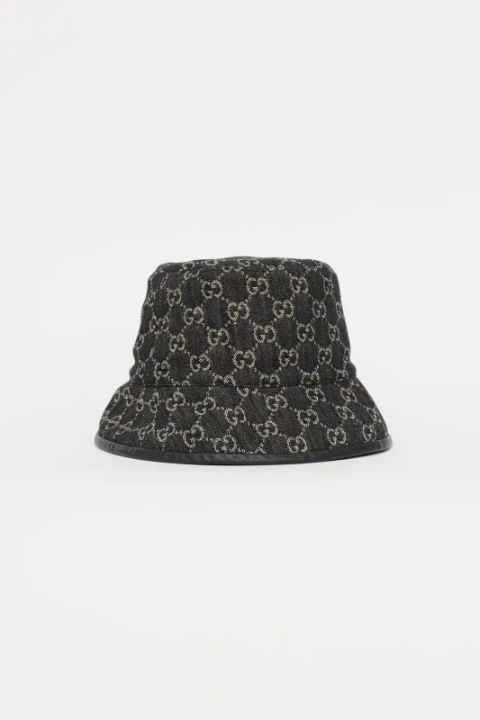 Monogram Denim Bucket Hat made by Gucci