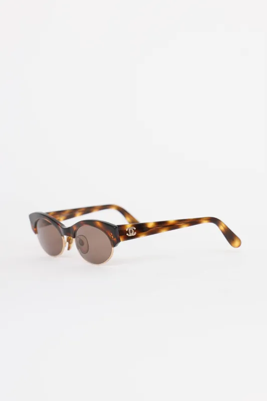 Oval Sunglasses made by Chanel