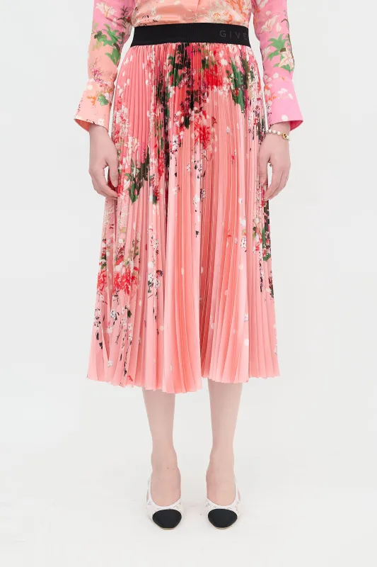 Satin Pleated Skirt made by Givenchy
