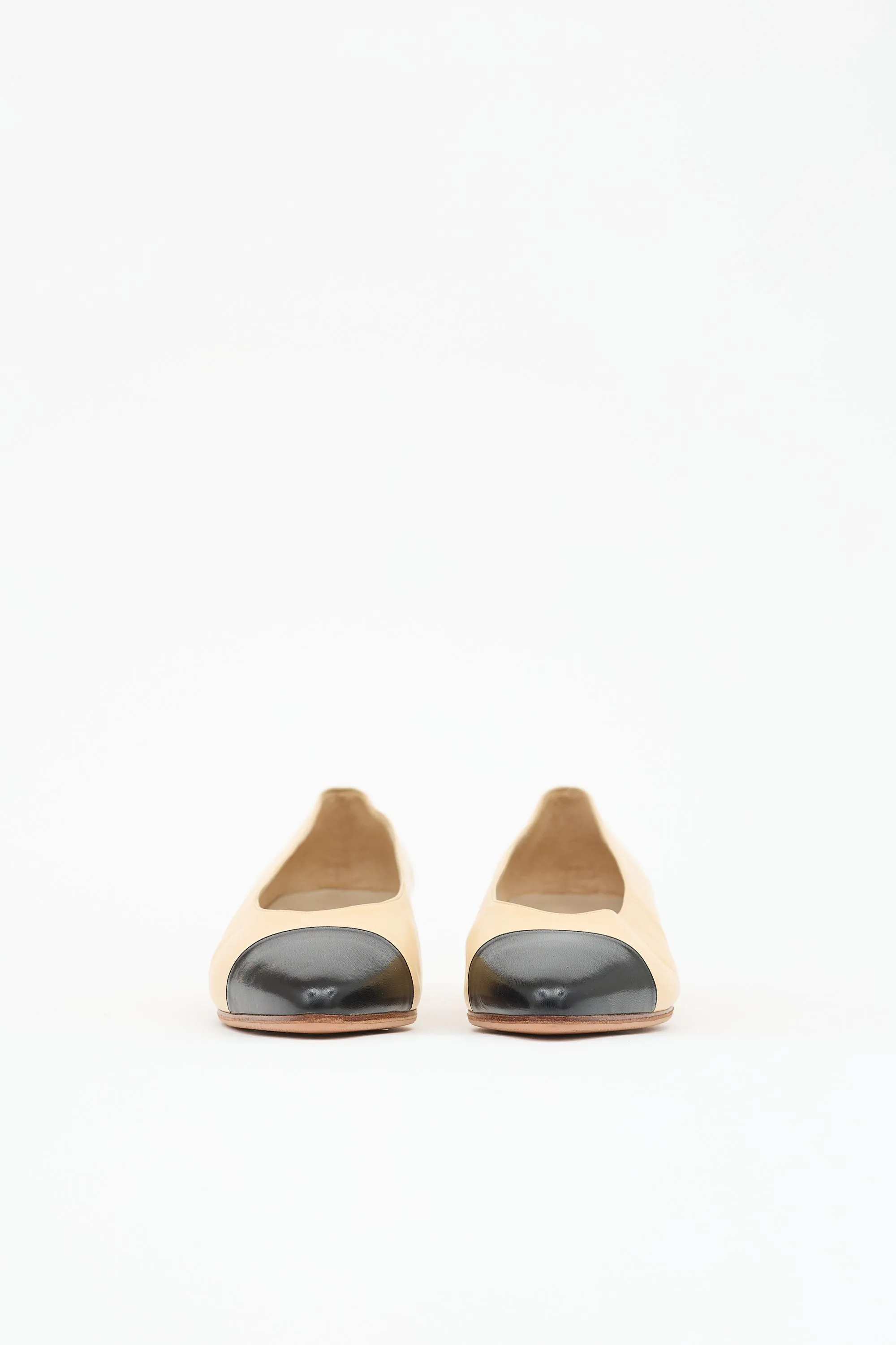 Leather Almond Toe Pump sold by VSP Consignment product image thumbnail 3