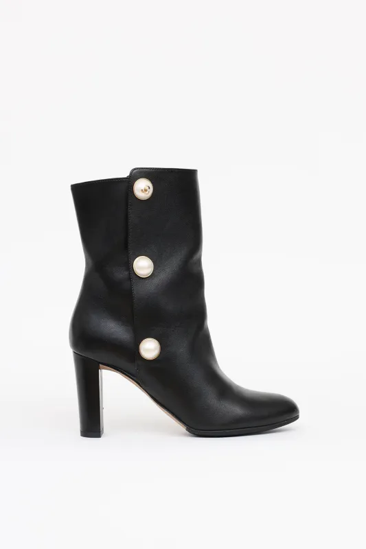Rina Pearl Boot made by Jimmy Choo