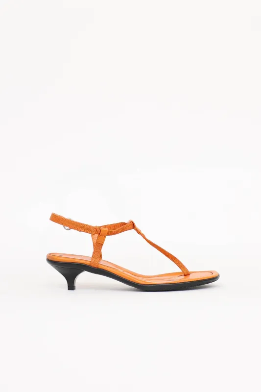 T-Strap Heeled Sandal made by Prada