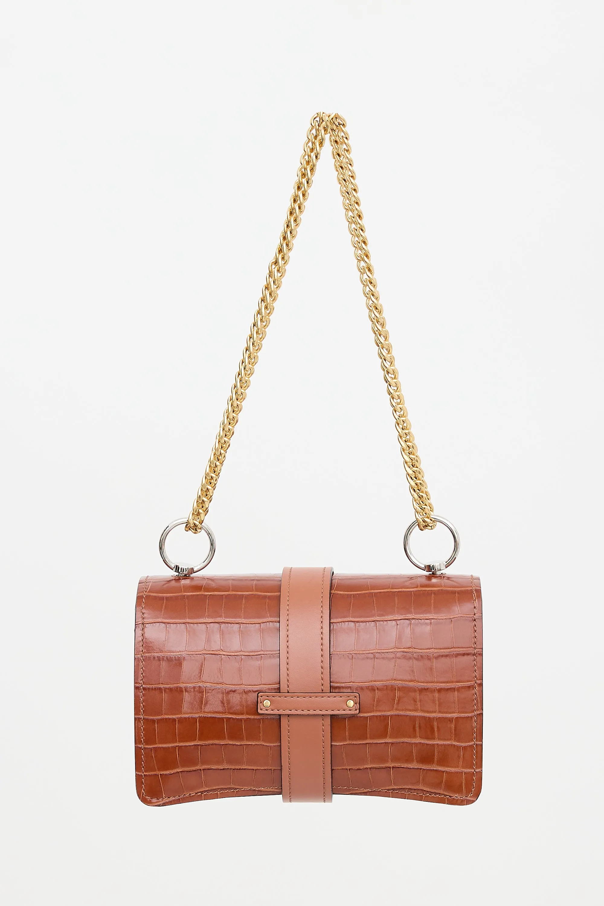 Embossed Leather Aby Chain Bag sold by VSP Consignment product image thumbnail 2