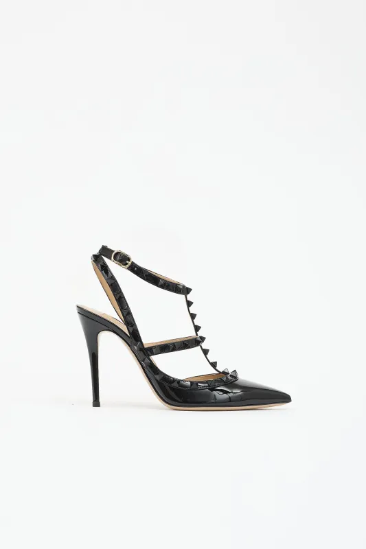Patent Rockstud Heel made by Valentino