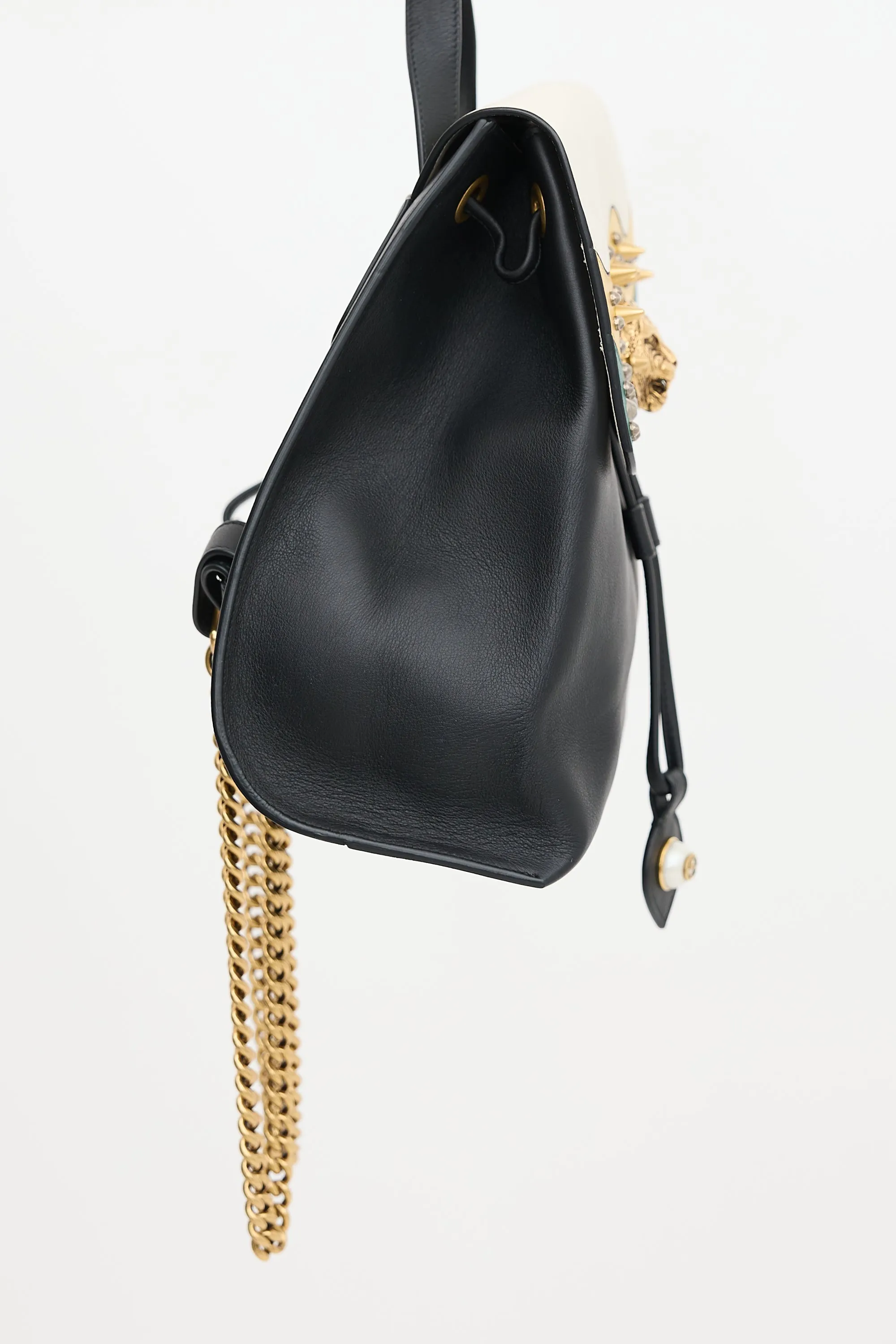 Leather Embellished Malin Backpack sold by VSP Consignment product image thumbnail 5