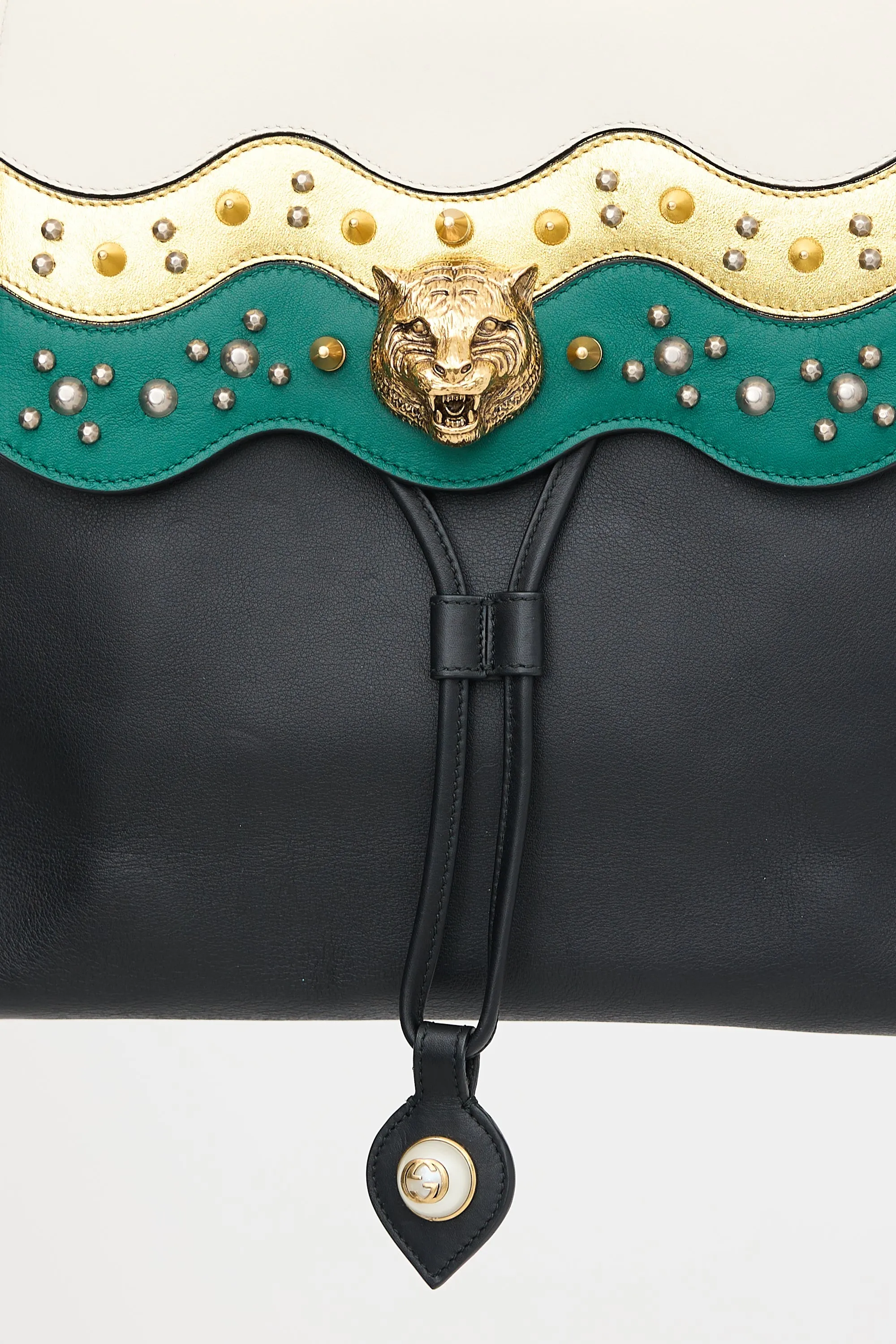 Leather Embellished Malin Backpack sold by VSP Consignment product image thumbnail 3
