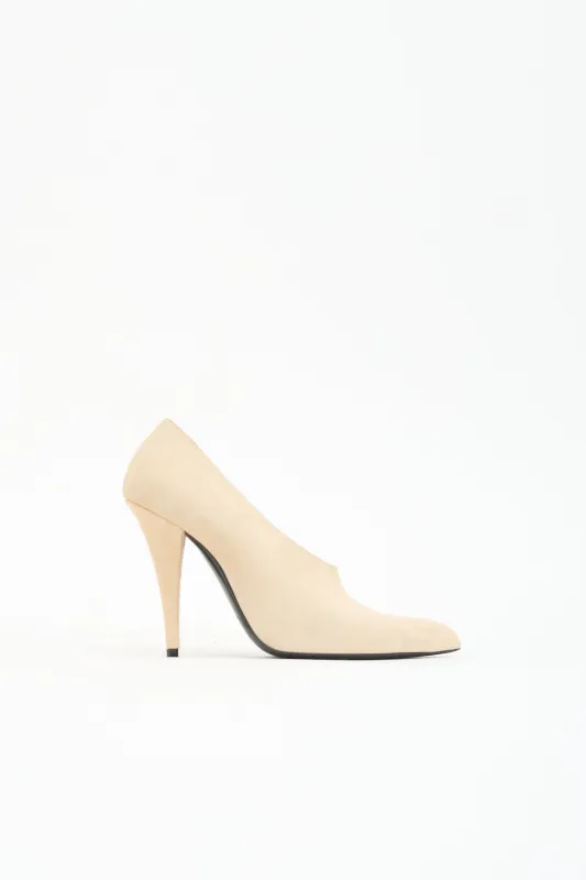 Suede Nico Pump made by Yves Saint Laurent