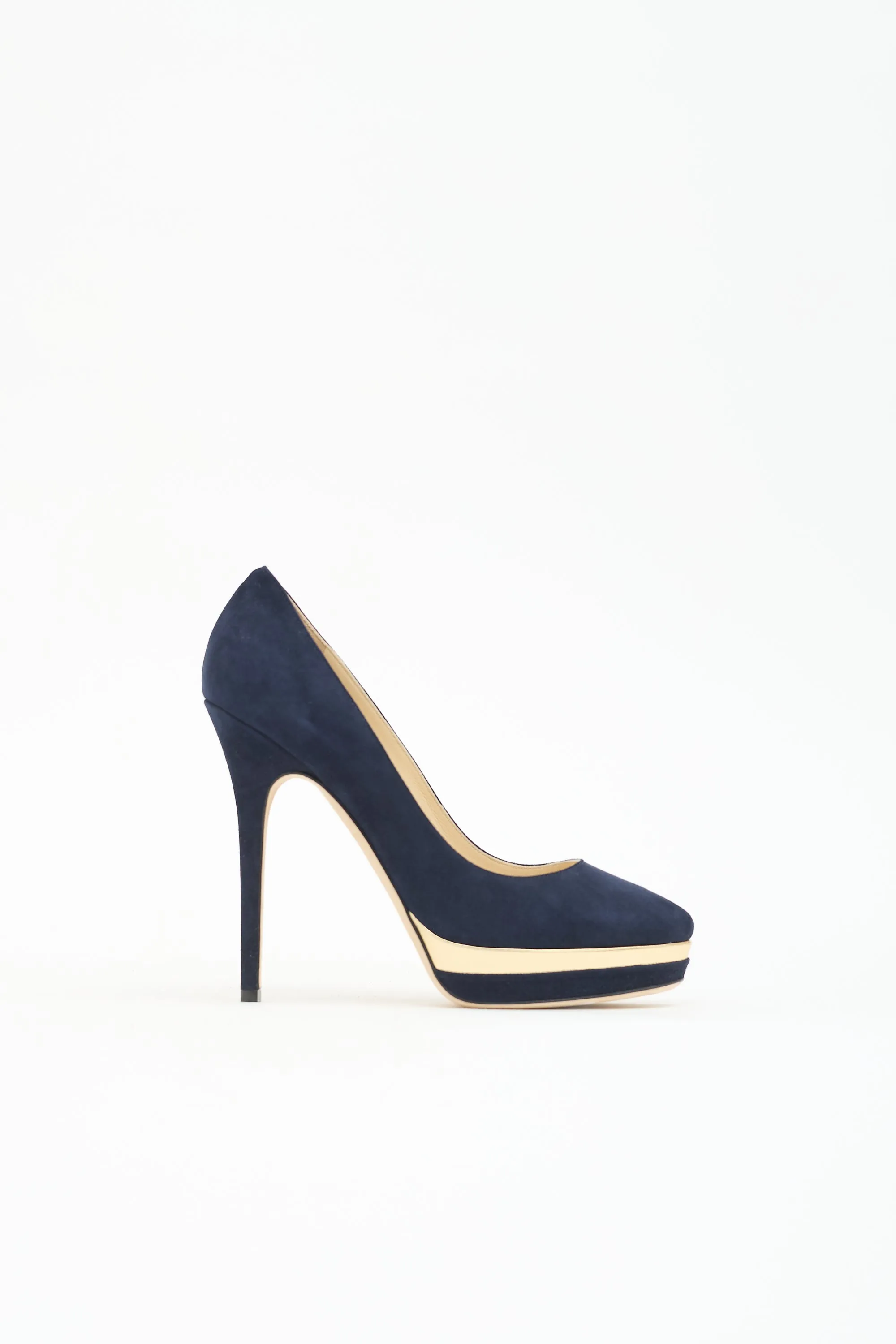 Suede Brulee Pump sold by VSP Consignment