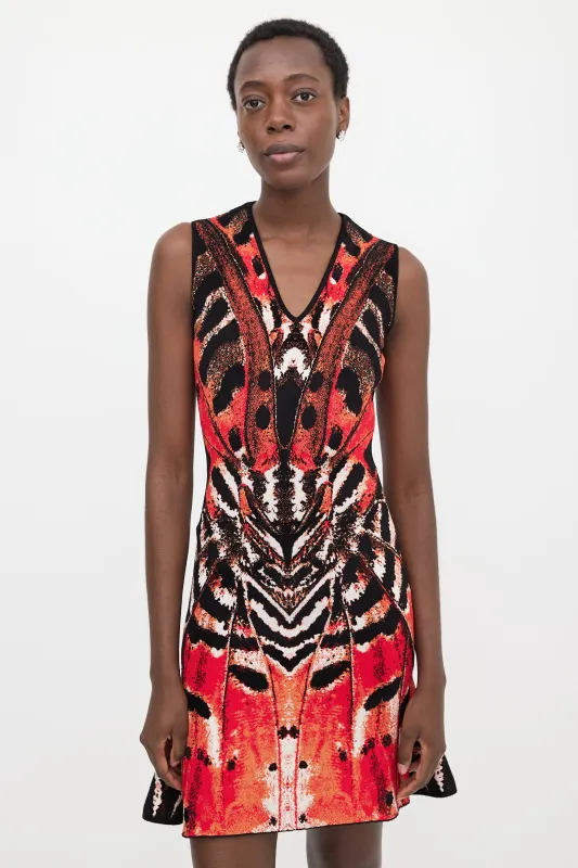 Textured Knit Jacquard Dress made by Alexander McQueen
