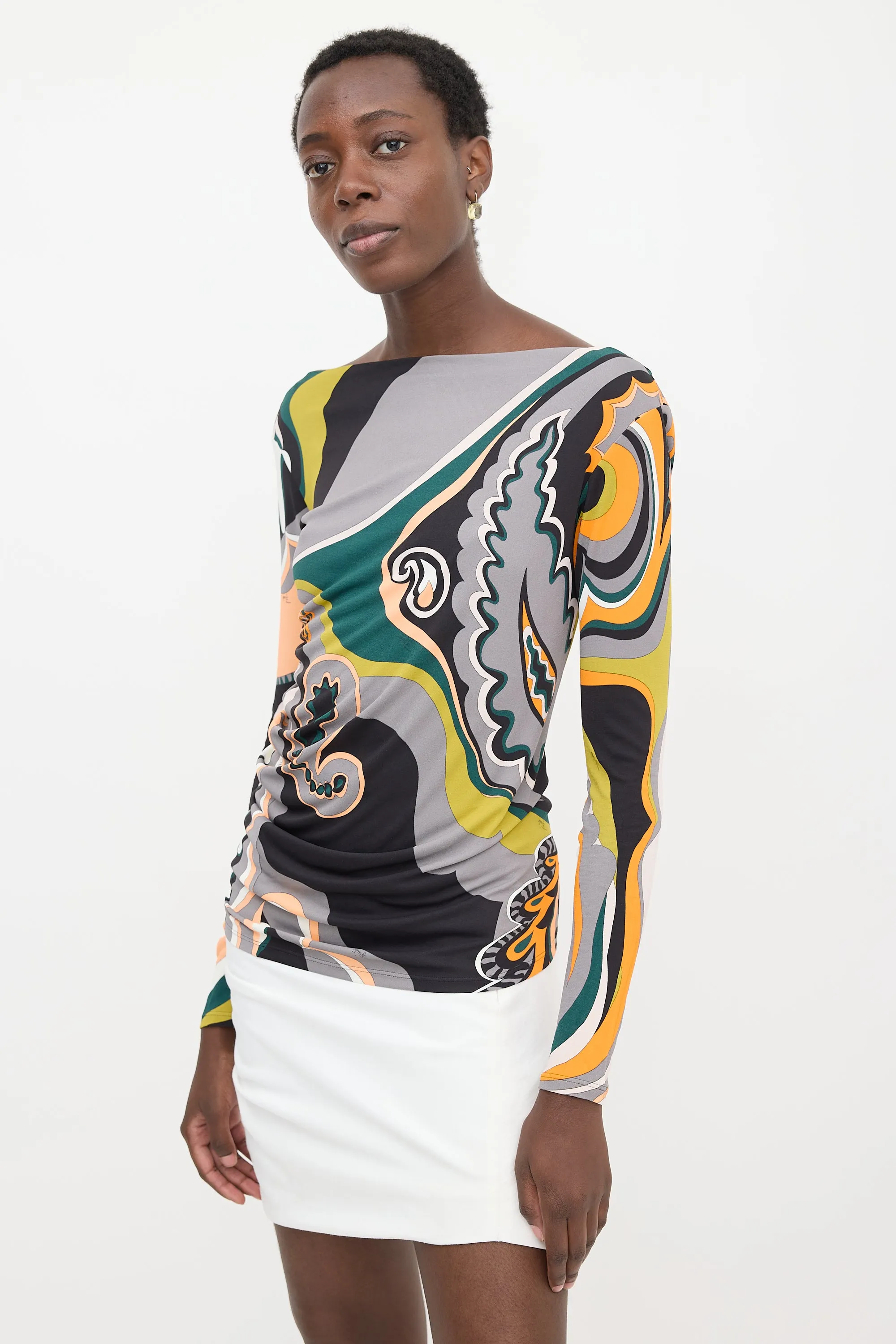 Knit Printed Top sold by VSP Consignment product image thumbnail 3