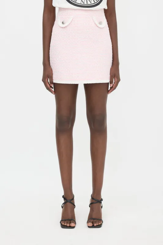 Lurex Tweed Mini Skirt made by Alessandra Rich