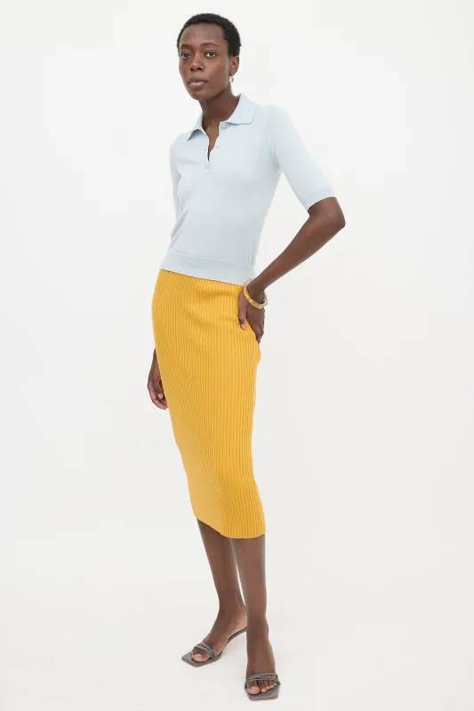 Wool & Cashmere Midi Skirt made by Chloe