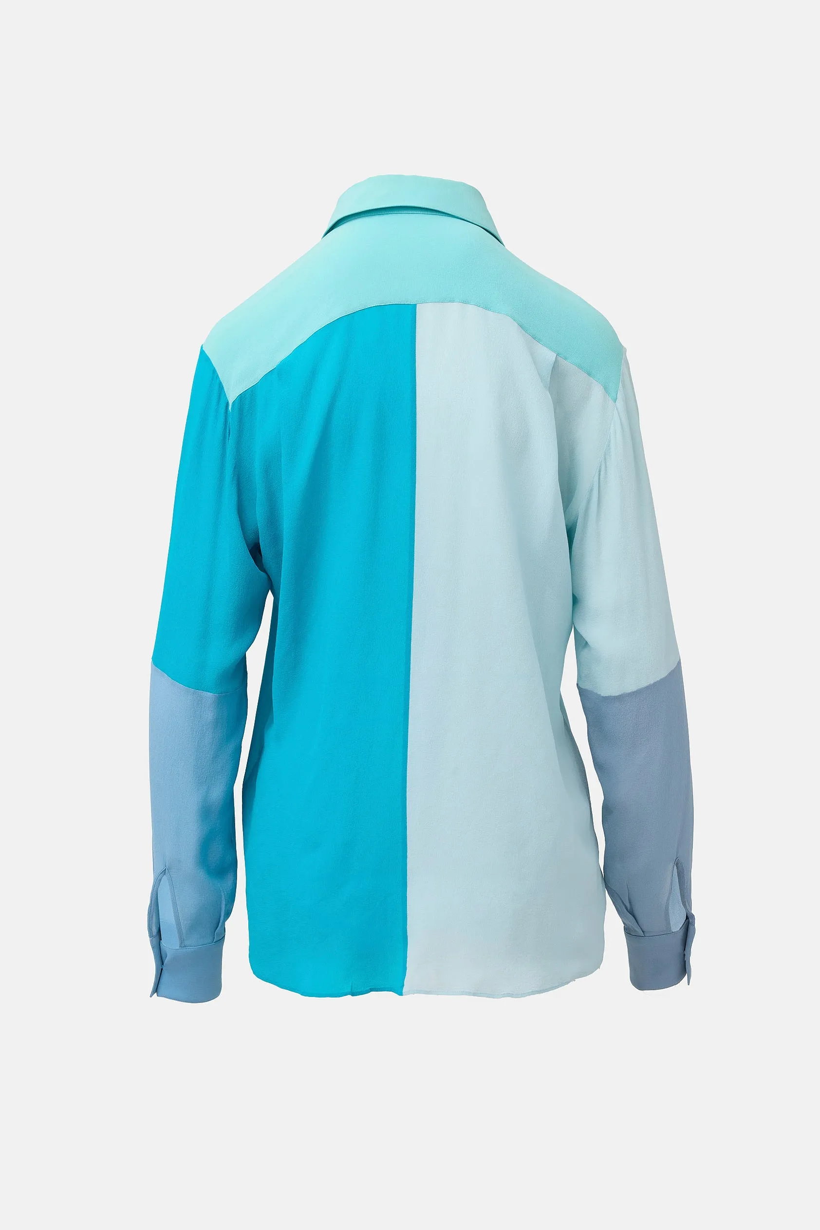 Silk Colour Block Shirt sold by VSP Consignment product image thumbnail 2