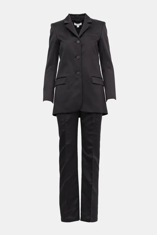 Satin Two Piece Suit made by Beaufille